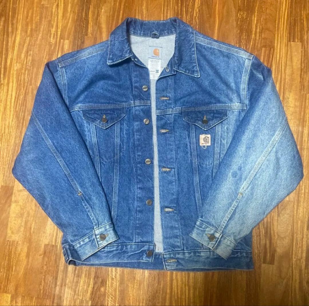 Carhartt USA製 denim jacket J12 DST - メルカリ
