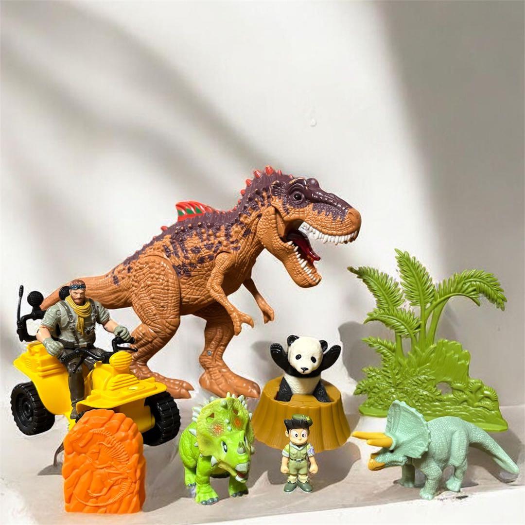 アニア等、恐竜フィギュアまとめ売り、ドラえもんスネ夫、アンキロ