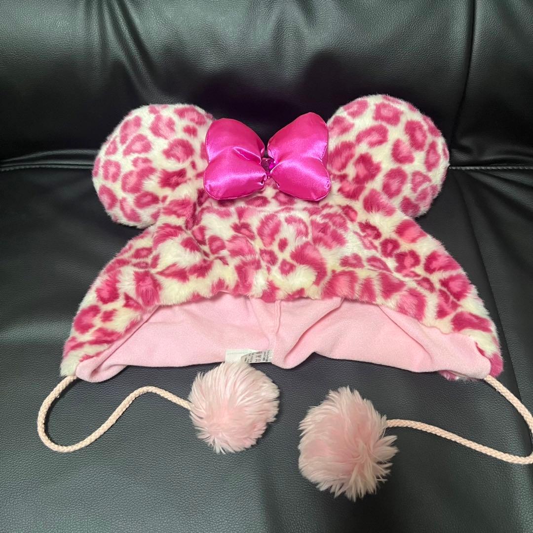 ディズニー ミニー ヒョウ柄 ファンキャップ ピンク Y2K - メルカリ