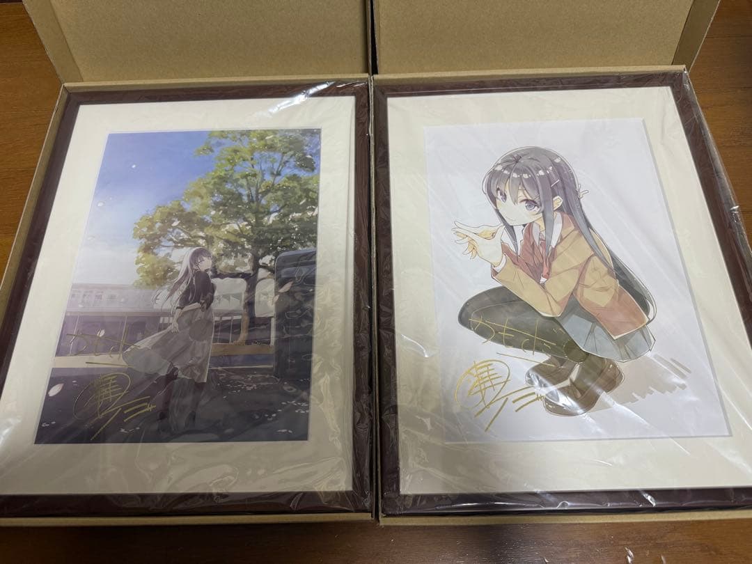 青春ブタ野郎 青ブタ 複製原画 桜島麻衣