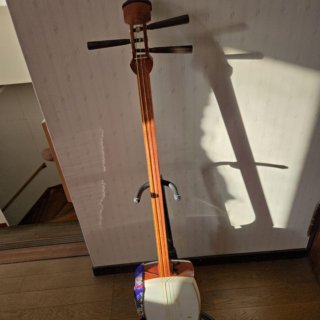 三味線 本体 木製 　中棹