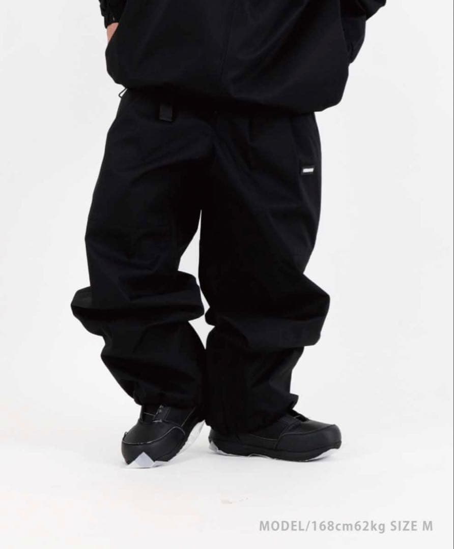 ハイマニ HIMASSMANIA ハイマスマニア スノーパンツ M ブラック