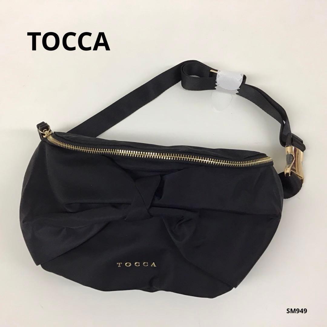 TOCCA トッカ　リボン　ウエストポーチ　ボディーバッグ　美品　ブラック