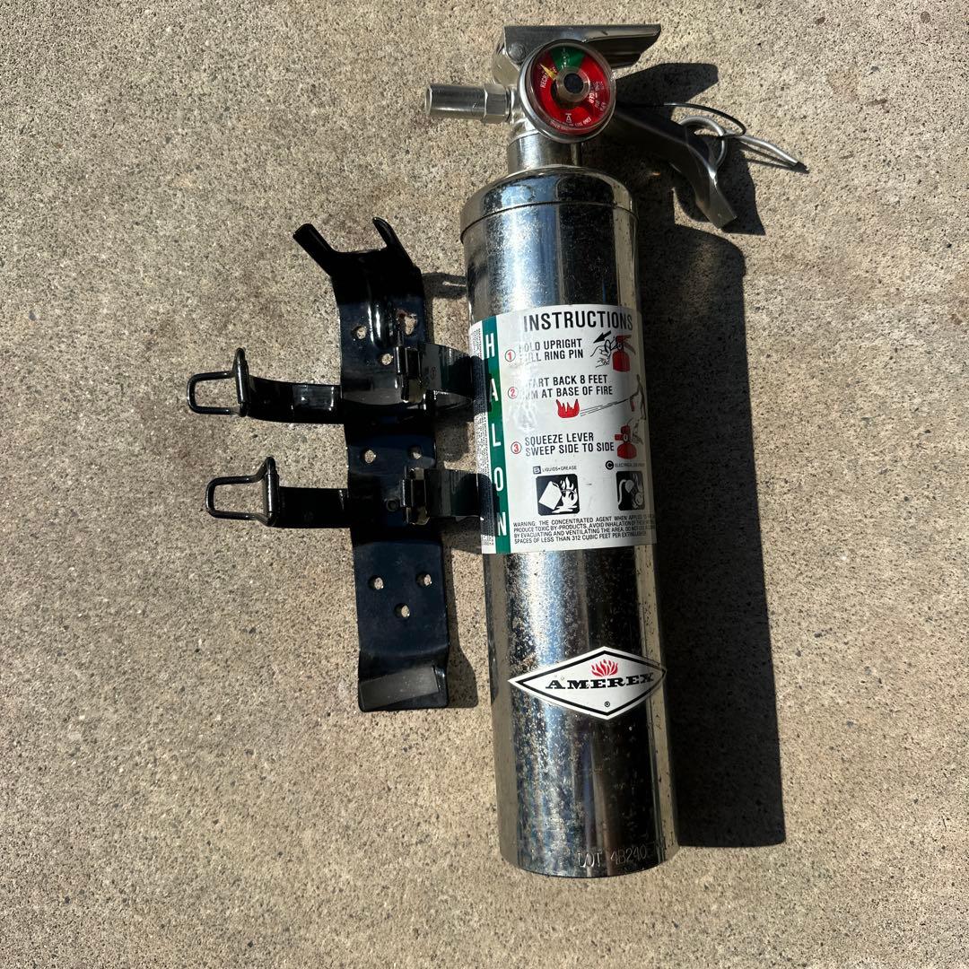 HALON 消火器　AMEREX 当時物　アメ車　旧車　vw 世田谷ベース
