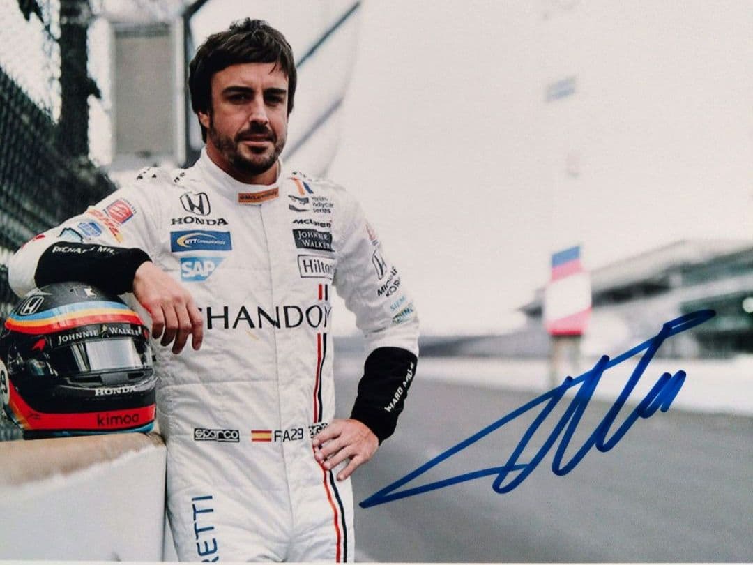 フェルナンド・アロンソ直筆サイン入り超大型写真…Fernando Alonso Yahoo!オークション -「アロンソ直筆サイン」の落札相場・落札価格