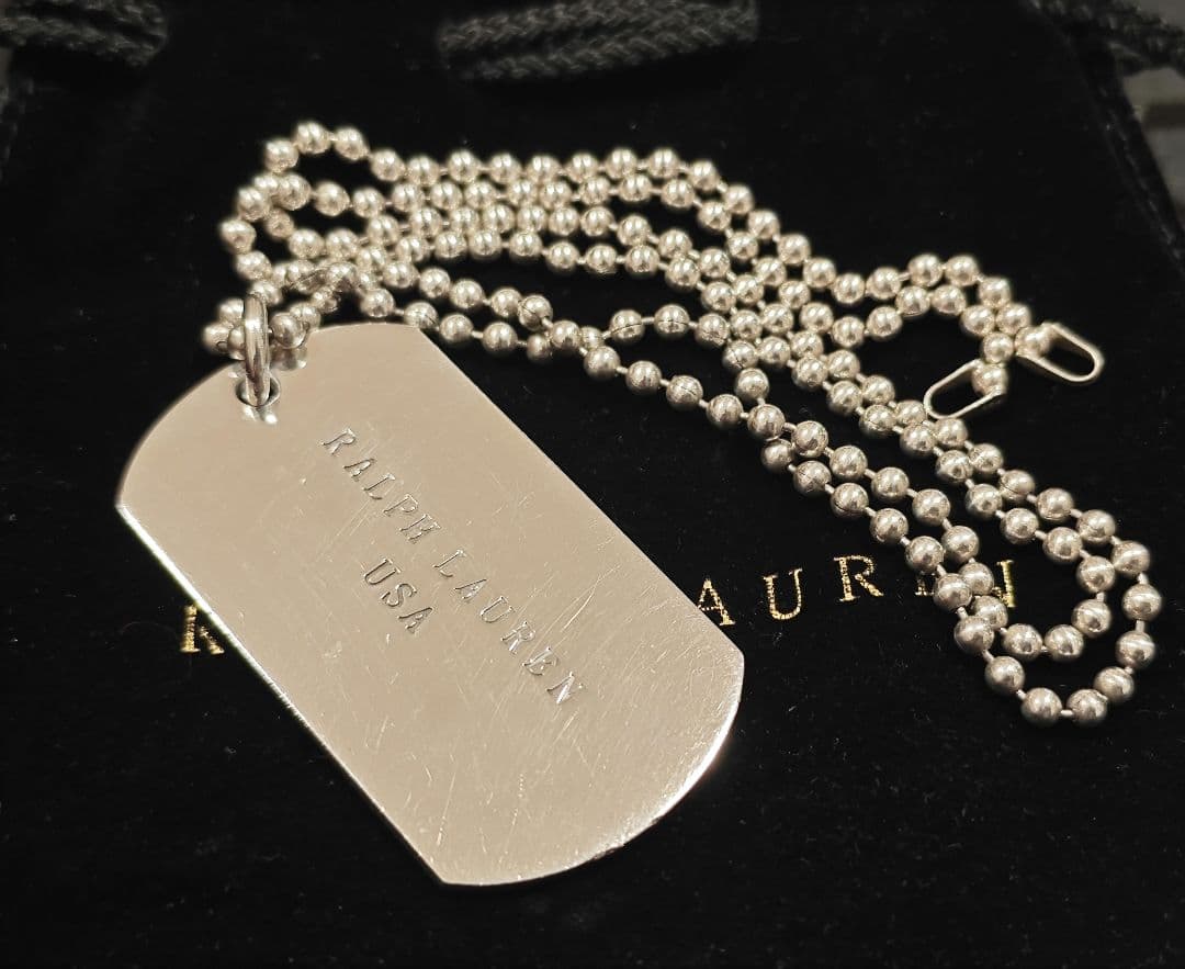 ラルフローレン RALPH LAUREN ドッグタグ ネックレス
