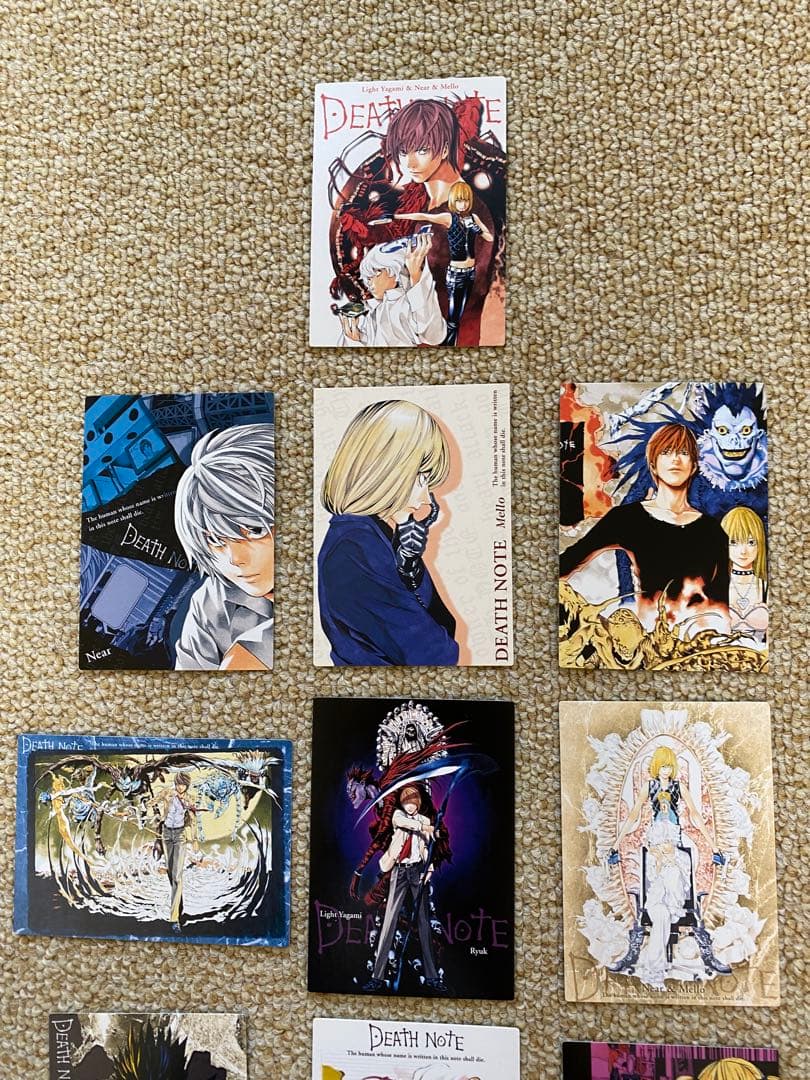 デスノート【レア】カード！リューク！夜神月！ミサ！入手困難！ニア