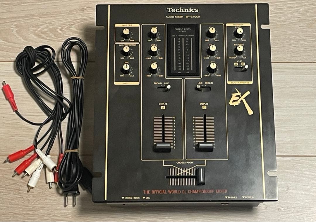 【音出確認済】テクニクス technics sh-ex1200 dj ミキサー Technics（テクニクス） Technics SH-EX1200 オーディオミキサー -d063