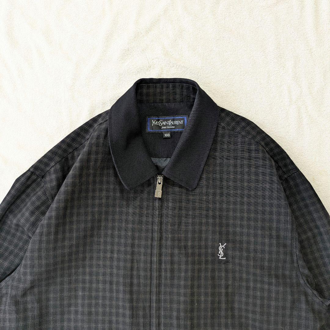 限定 イヴサンローラン スイングトップ ハリントンジャケット ブルゾン