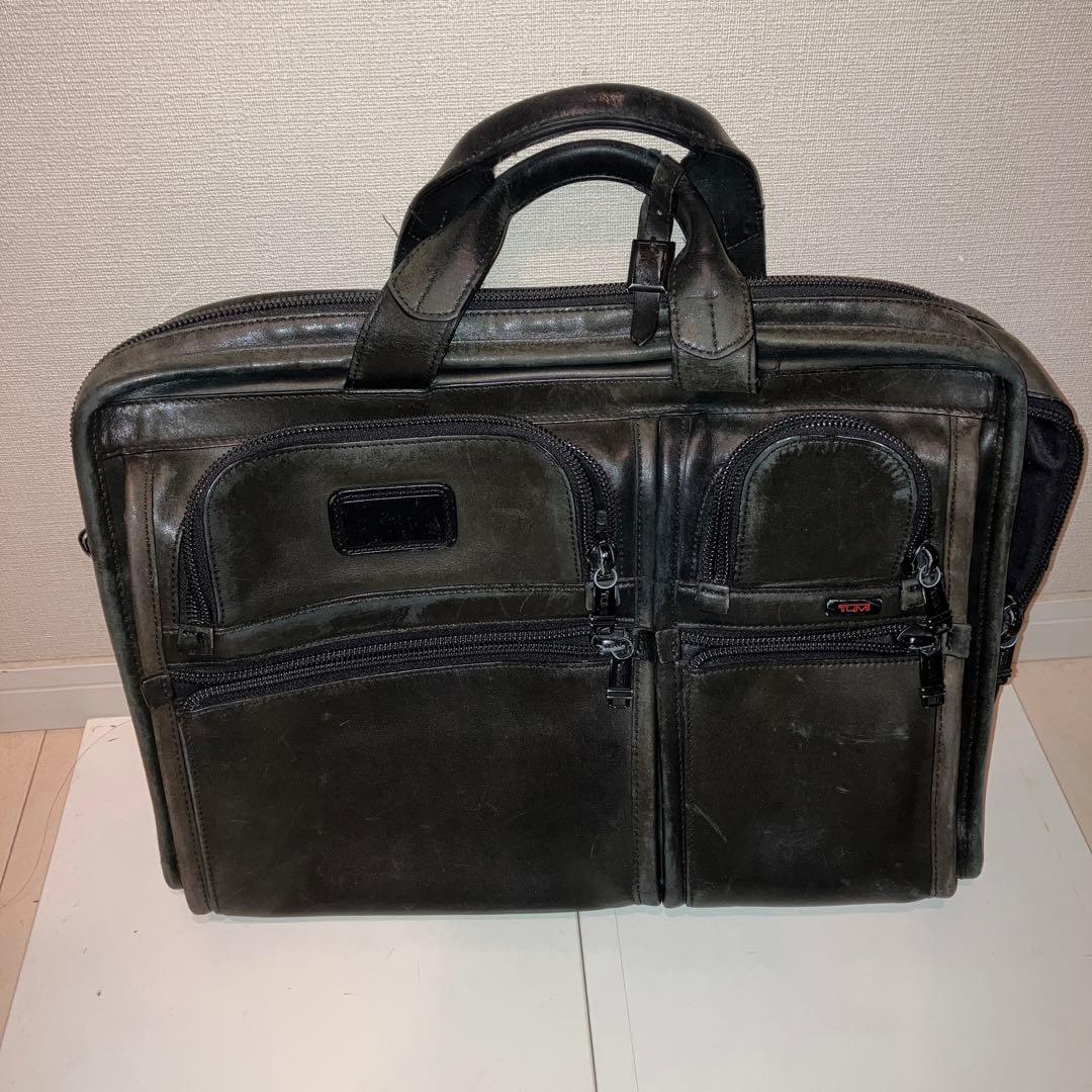 TUMI バッグ 黒　本革