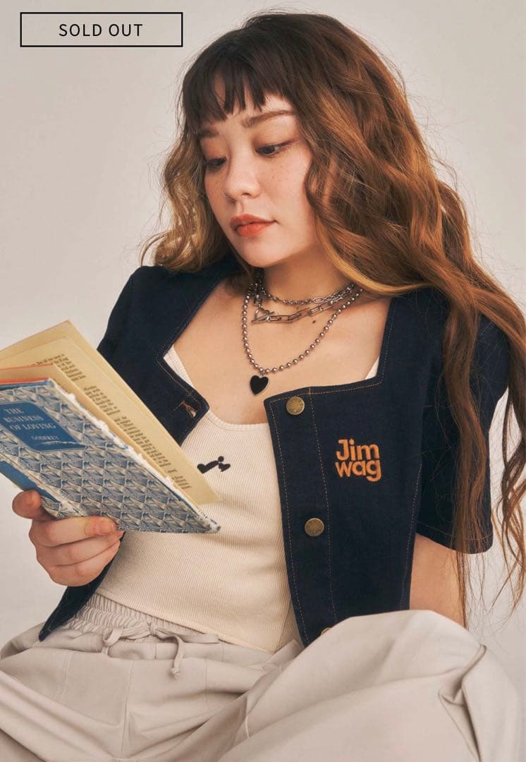 jimwag ジムワッグ BOXLOGO denim setup jacket - メルカリ