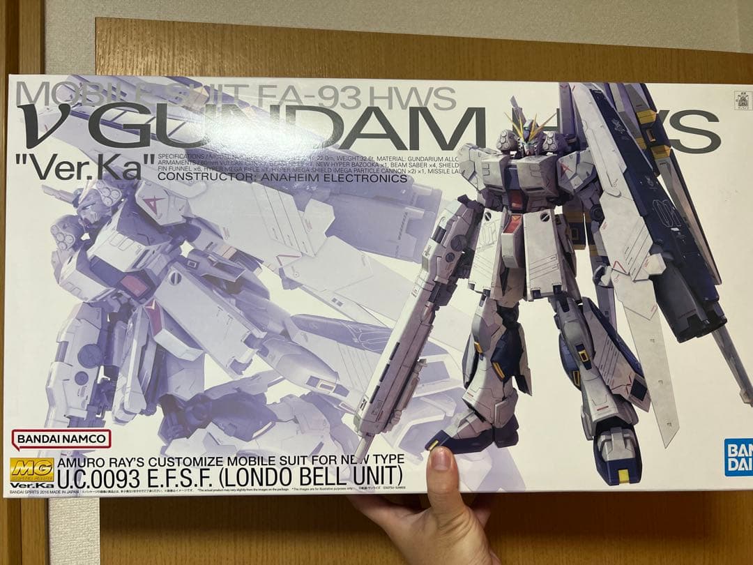 MG 1/100 νガンダム HWS Ver.Ka