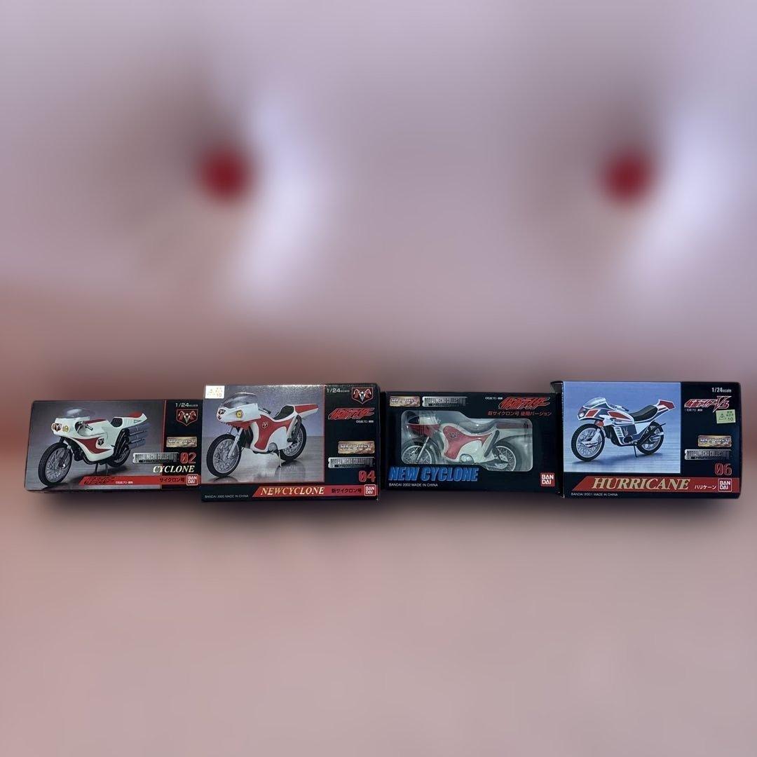 バンダイ メタルメカコレクション 仮面ライダー バイク（4台） メカコレクション 仮面ライダーシリーズ 新サイクロン号｜バンダイ