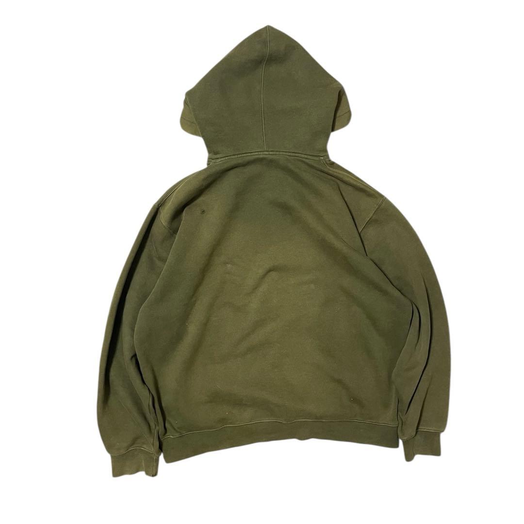 90s old stussy \"Dragon\" hoodie 鬼フェード ボロ