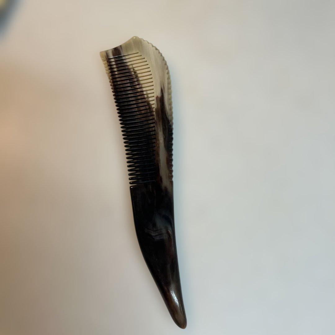 ヤク角コーム ナチュラルヤク角コーム ハンドメイド