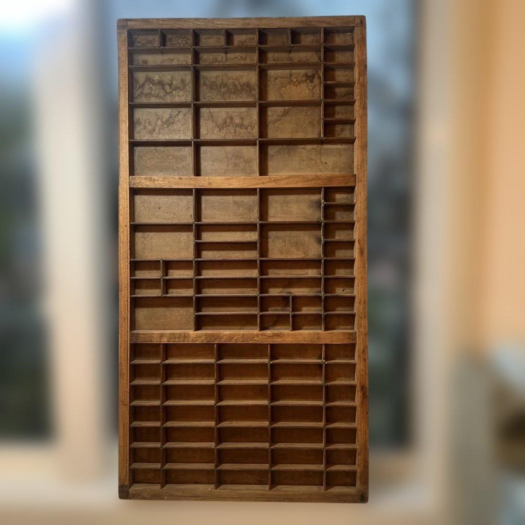 英国アンティークプリンタートレイ