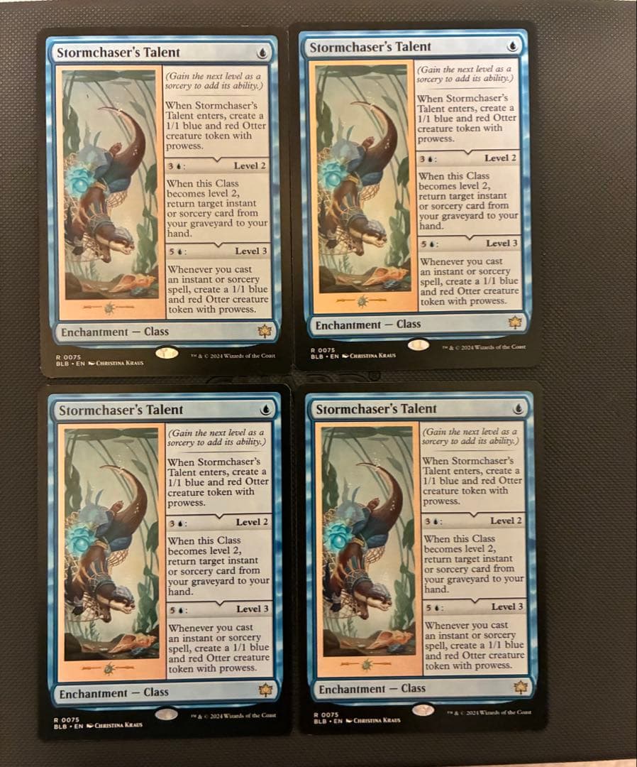 嵐追いの才能　英語版4枚セット 嵐追いの才能/Stormchaser's Talent《英語》【BLB】