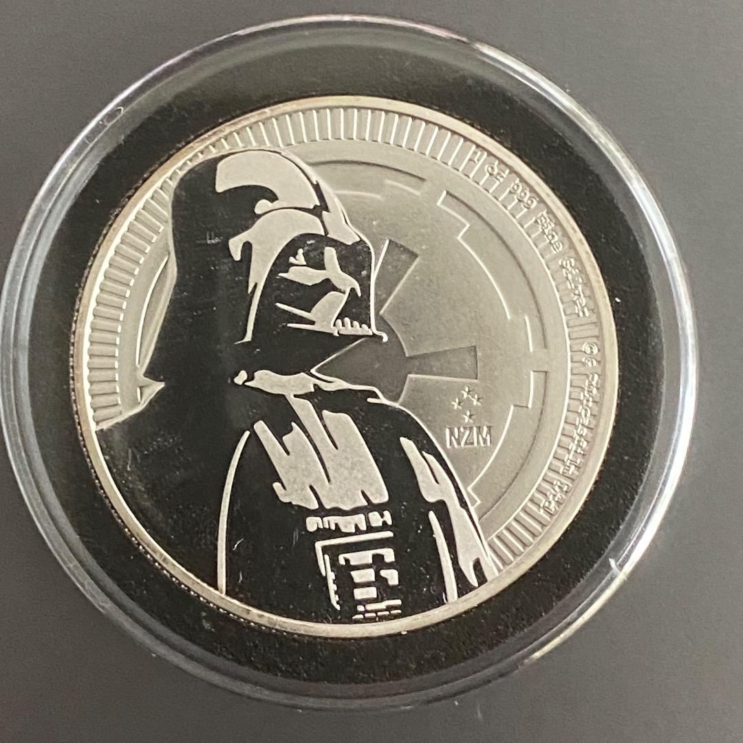 2017年 スターウォーズヴ ダース・ベイダー シルバー 銀貨 1オンス スターウォーズ | ゴールド市場ドットコム