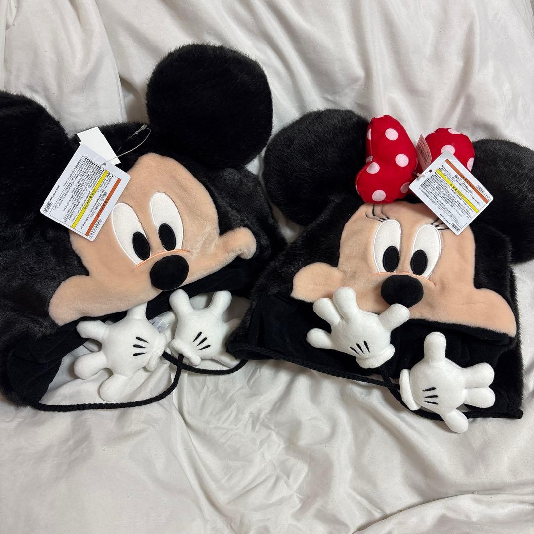 ディズニー　ファンキャップ　ミッキーミニー　タグ付き新品未使用