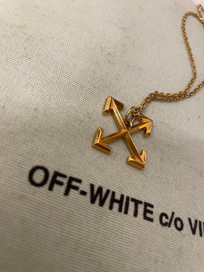 OFF-WHITE ゴールド ネックレス