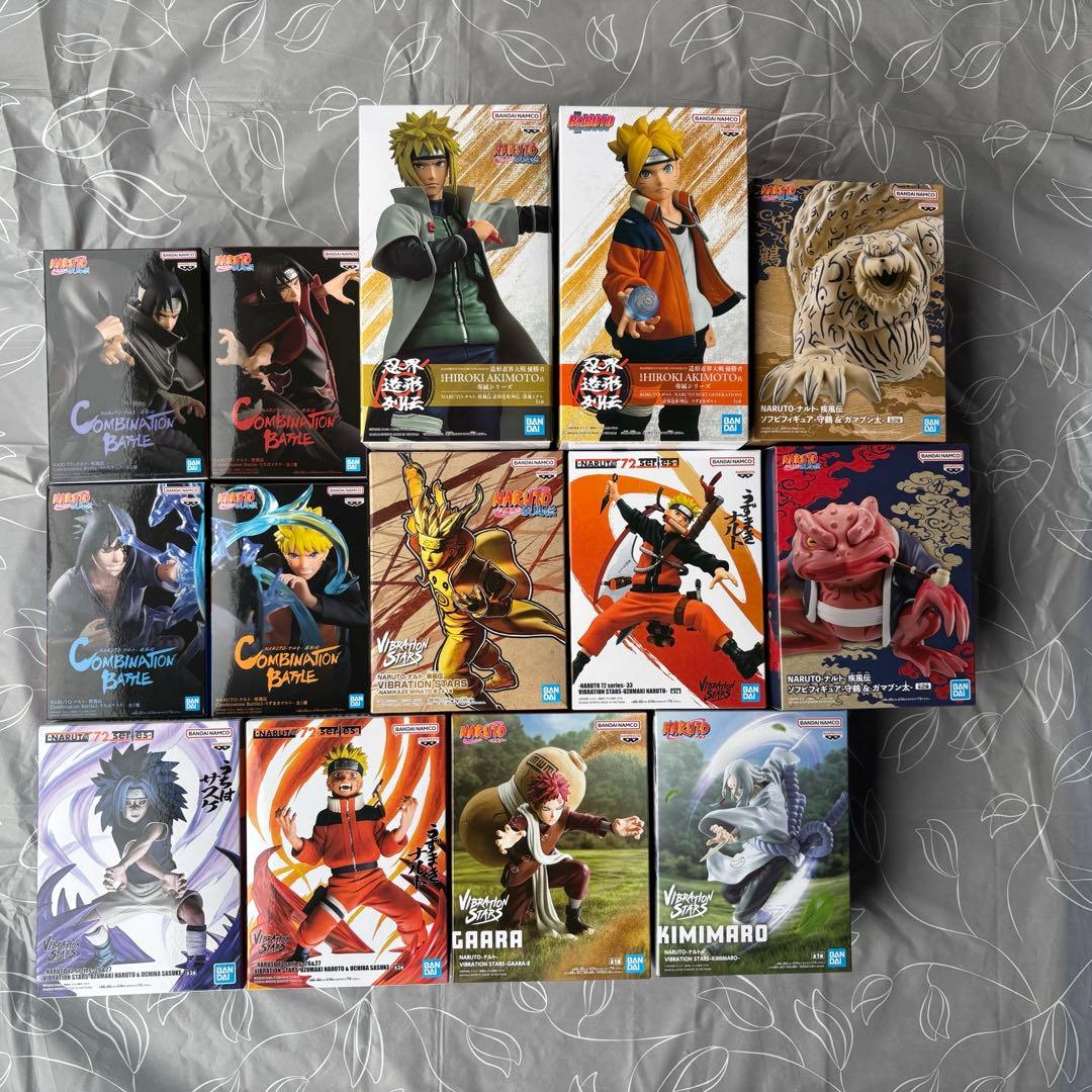 NARUTO疾風伝　最新　プライズフィギュア　まとめ売り　ナルト　ミナト　サスケ