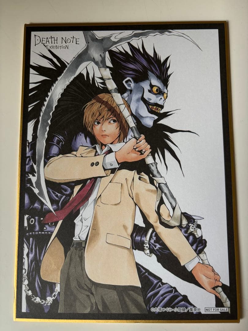 デスノート展 色紙 夜神月 リューク - メルカリ