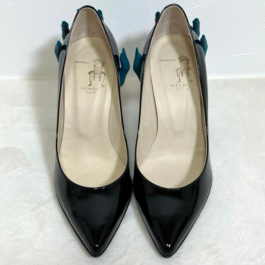 【新品未使用】hazama 惹きずり込まれる運命のヒールパンプス 24.5cm