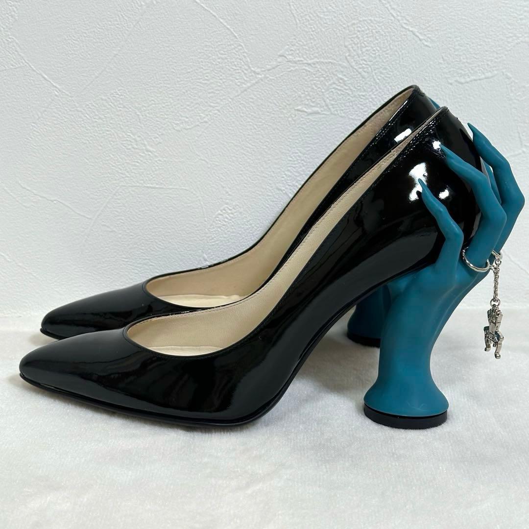 【新品未使用】hazama 惹きずり込まれる運命のヒールパンプス 24.5cm