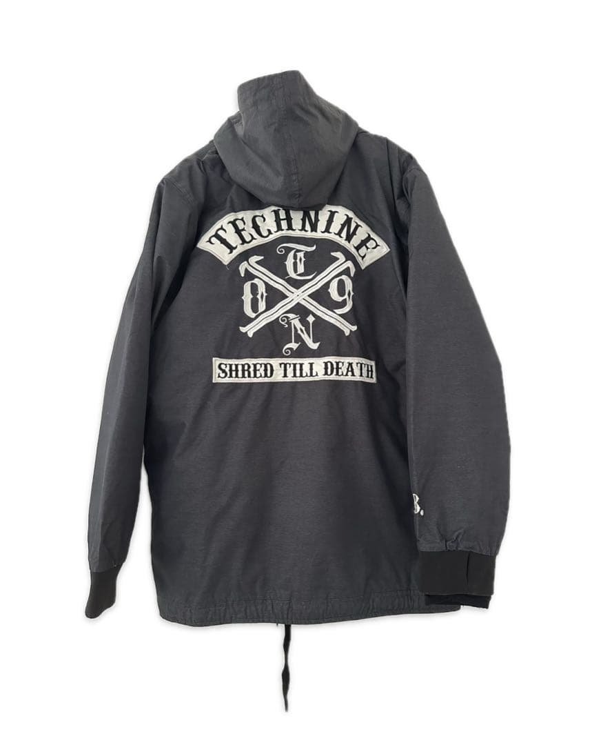 TECHNINE フード付きジャケット ダークグレー APEX Grey 4027 Jacket | FINNTRAIL Online Shop