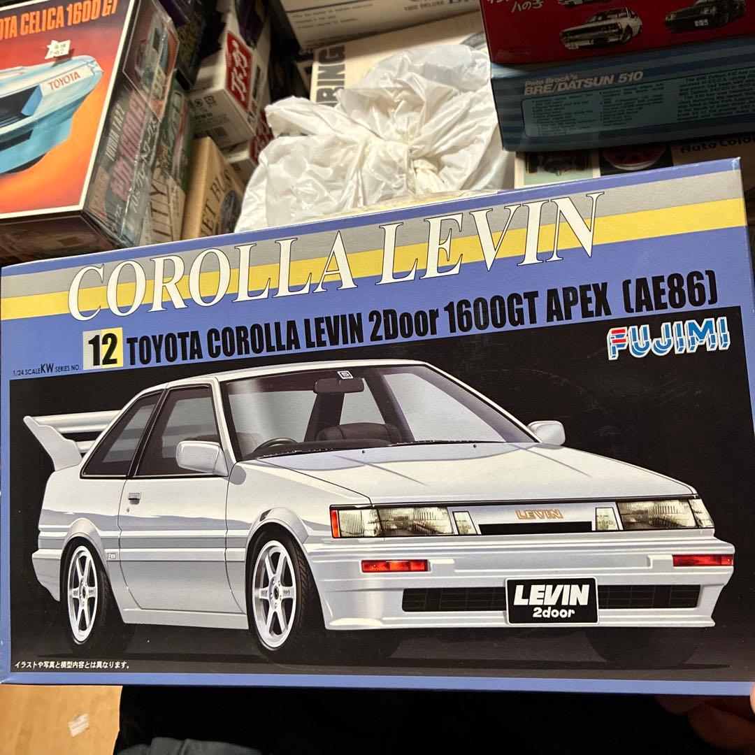 フジミトヨタ レビン AE86 1/24 プラモデル