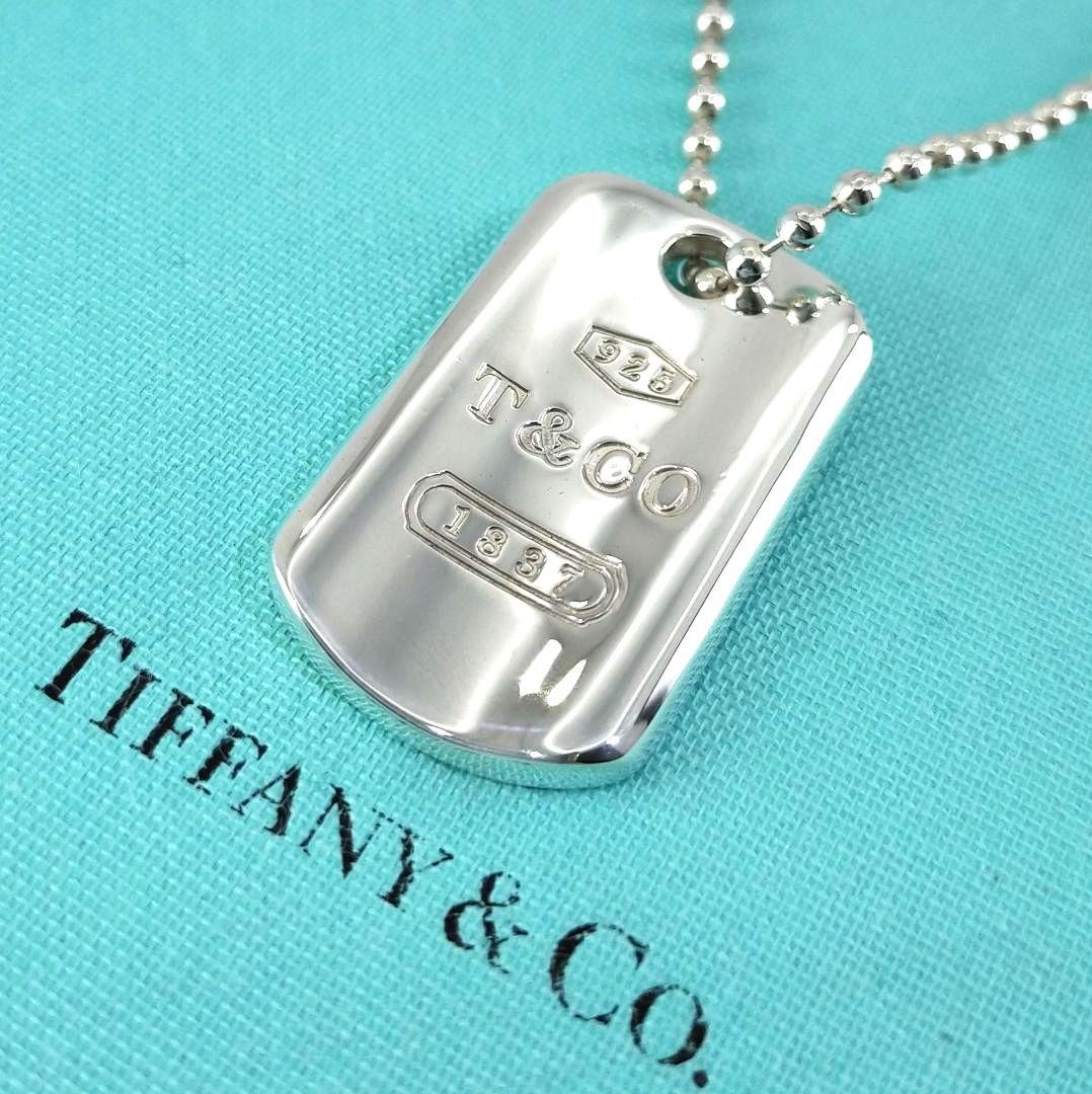 ★SALE★【ティファニー】１８３７　ドッグタグ　ペンダント　2484