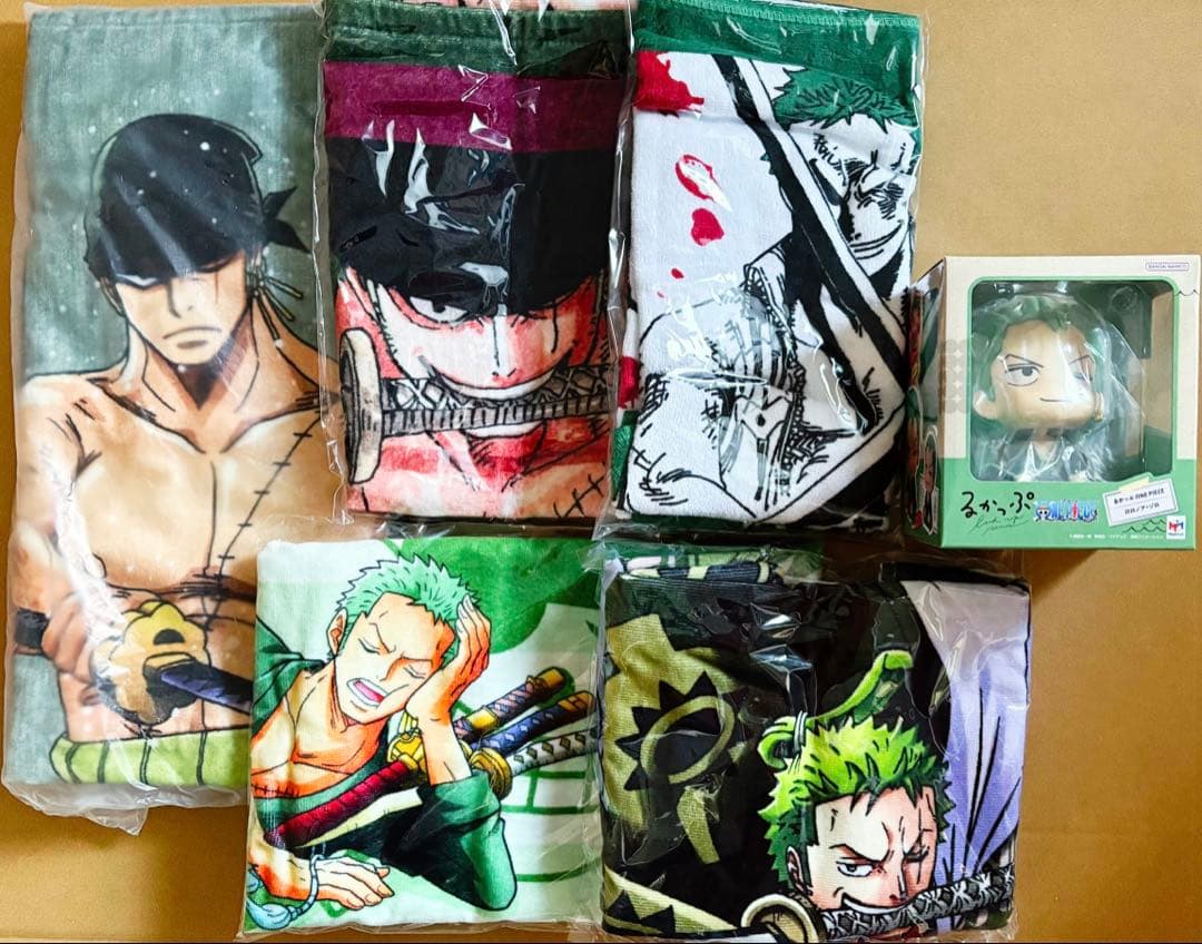 ONE PIECEゾロ　るかっぷ　ワンピースタワー限定　麦わらストア限定　5個