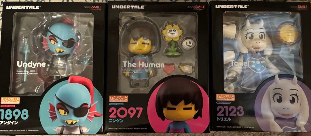 ねんどろいど UNDERTALE アンダイン トリエル　ニンゲン