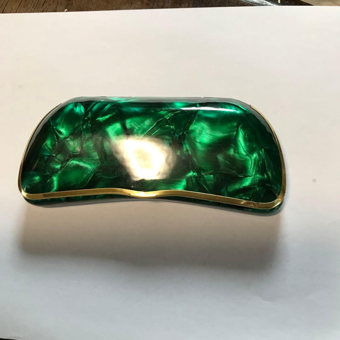 Reinhold Kuhn ラインホルト キューン　セルロイド　メガネケース　緑