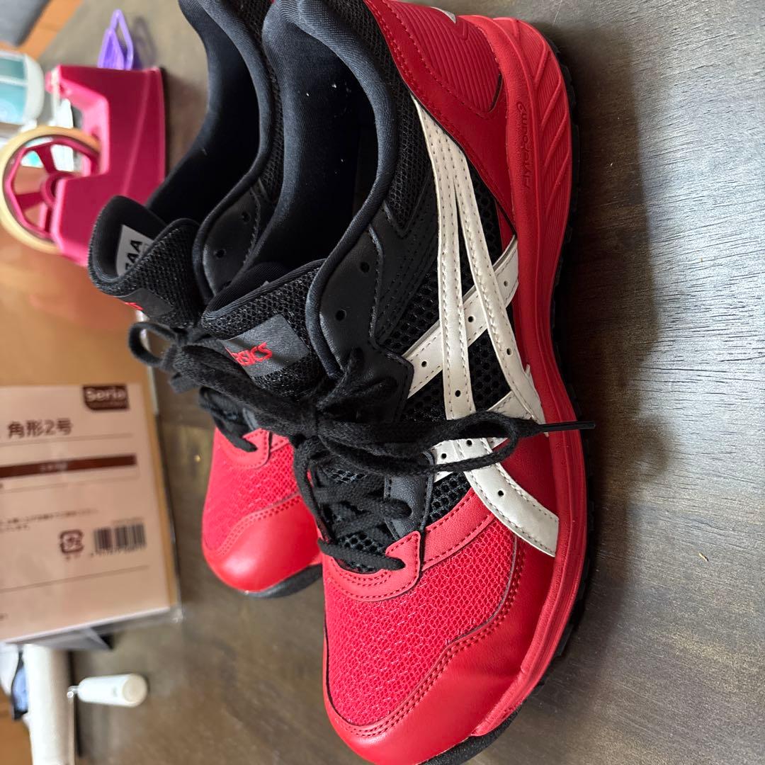 ASICS 安全靴 赤黒白 新作] アシックス 安全靴 ウィンジョブCP120（1273A062.600