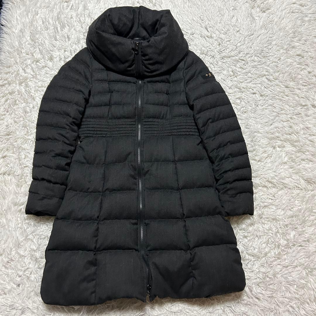 【美品・証明あり】タトラス ノーブル別注 ウールショールカラー　ダウンコート