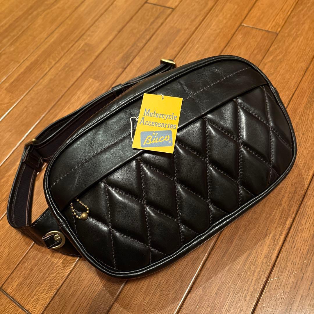 【未使用】BUCO HORSEHIDE LEATHE SHOULDER BAG