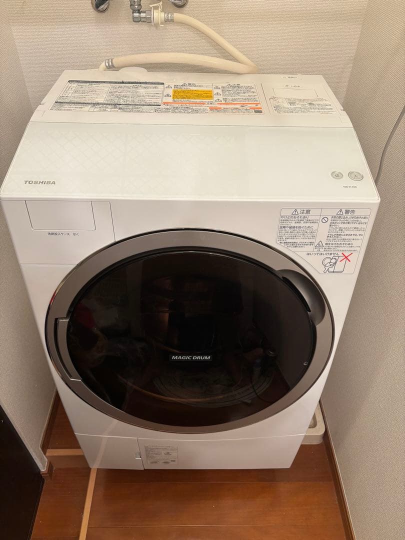 【10/2(木)まで】東芝ドラム式洗濯乾燥機TW-117X3L／分解清掃動作確認