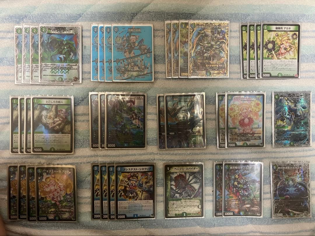 デュエルマスターズ青緑ジャイアントデッキ40枚プラスおまけ7枚