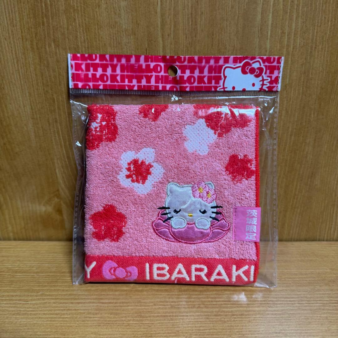 ハローキティ ご当地ハンドタオル ハンカチ 茨城 レトロ - メルカリ