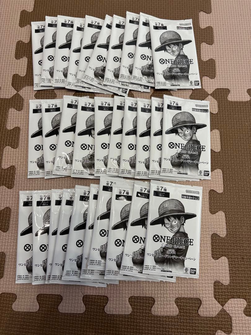 ３周年　ワンピースカードゲーム　トレジャーキャンペーン　プロモパック