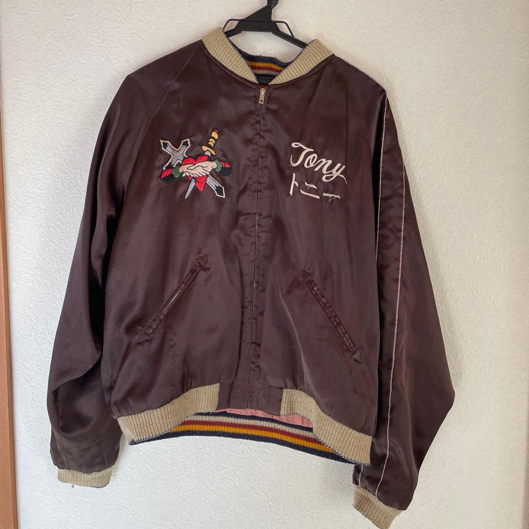 C*a様 USMC刺繍入りブラウンジャケット