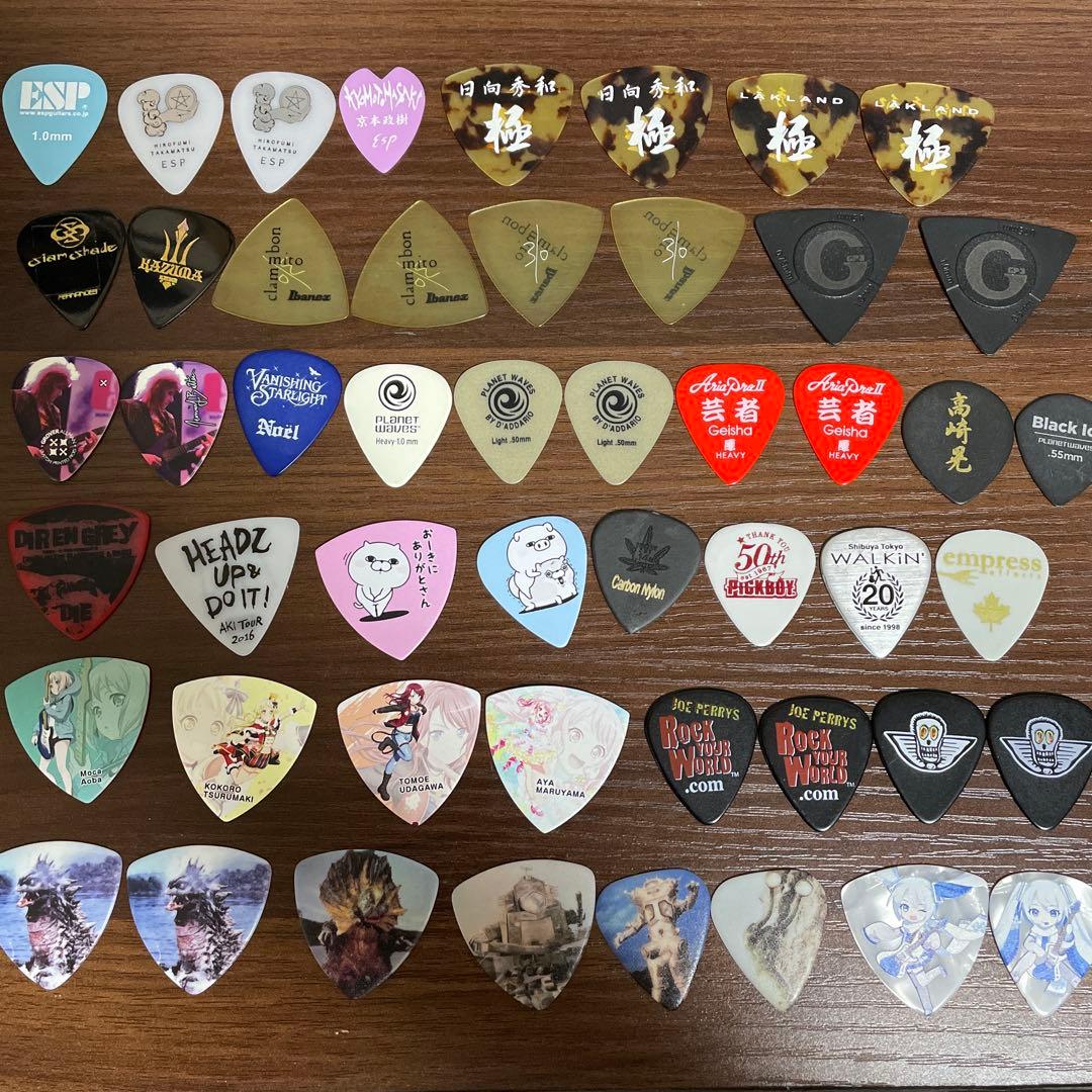 ひ*ー様 ピック アーティストモデルなど色々50枚セット - メルカリ