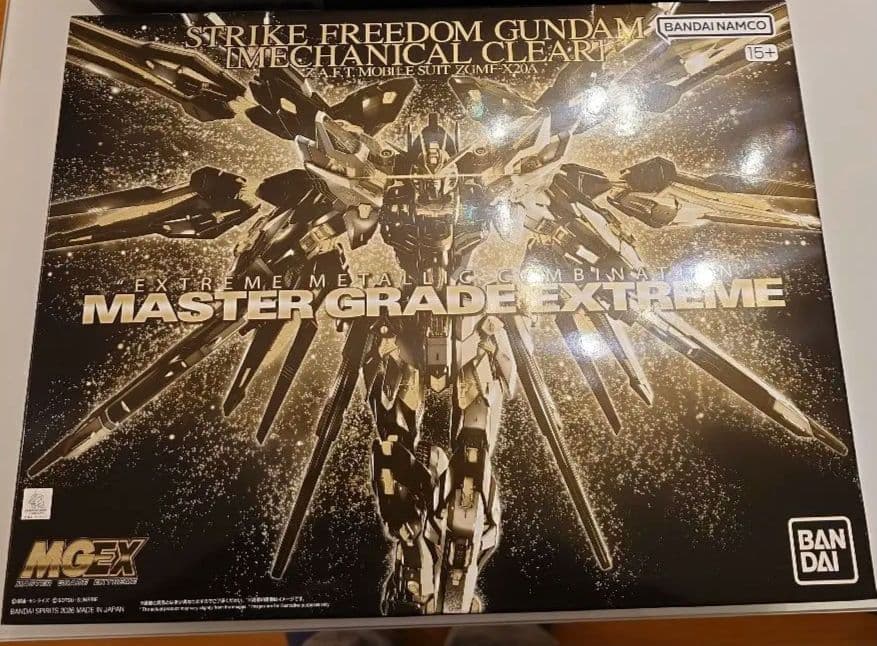 MGEXストライクフリーダムメカニカルクリア＋MGプロヴィデンスSPコーティング