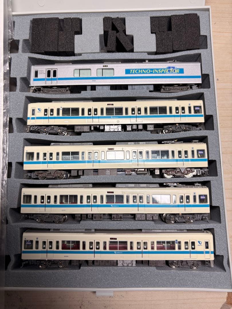 14時までセール品！小田急8000形+クヤ31テクノインスペクター室内灯付 50518＞小田急クヤ31形テクノインスペクター1両単品（動力無し）｜N