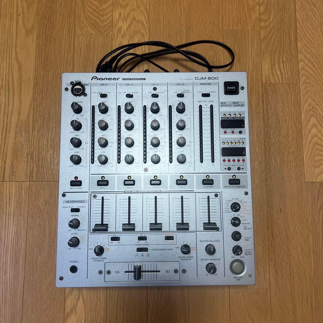 Pioneer DJM-600 パイオニア DJミキサー名機 買取実績 |Pioneer/パイオニア 〇 DJM-600 ディスコ／クラブ DJ用