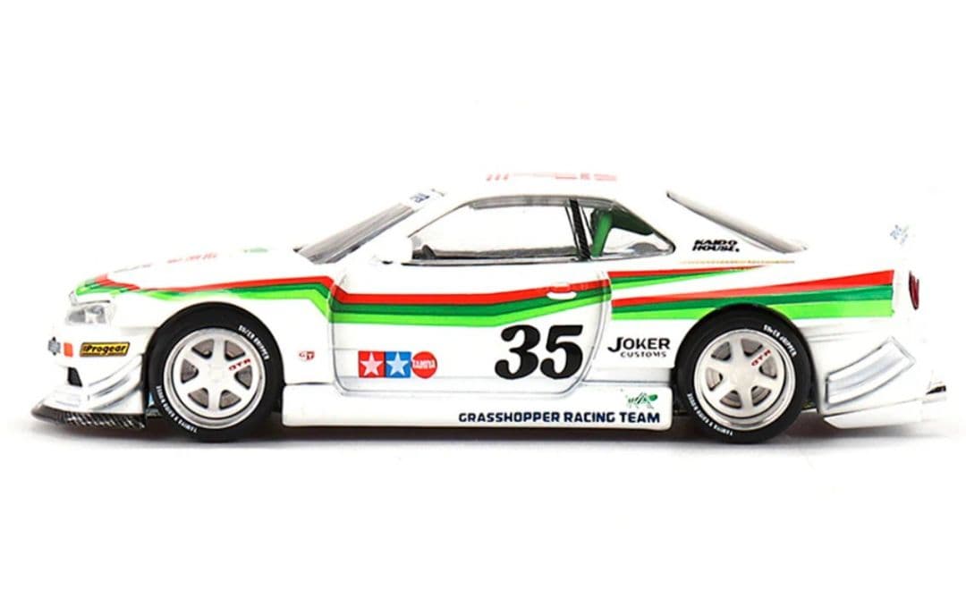 MINI GT x 街道ハウス スカイライン R34 タミヤ グラスホッパー - メルカリ
