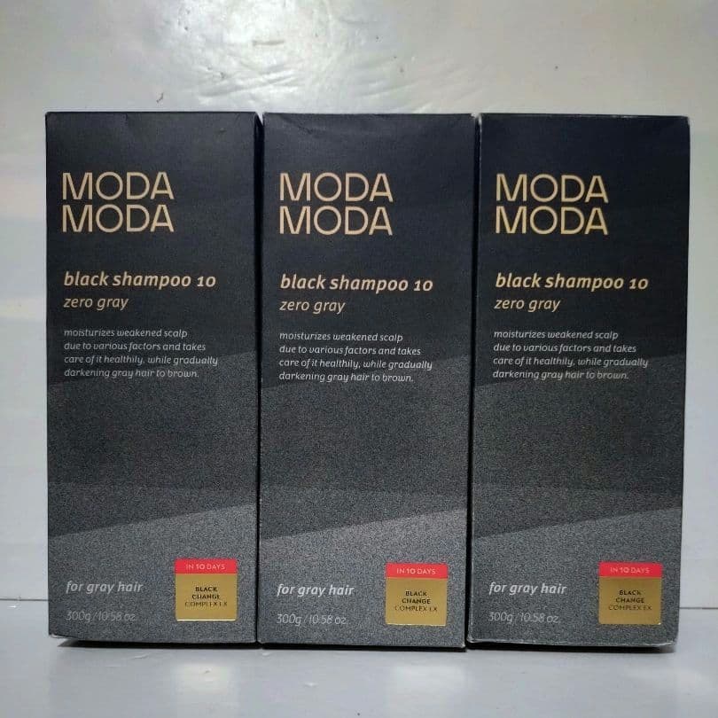MODAMODA モダモダ ゼログレイ ブラックシャンプー　300g×3