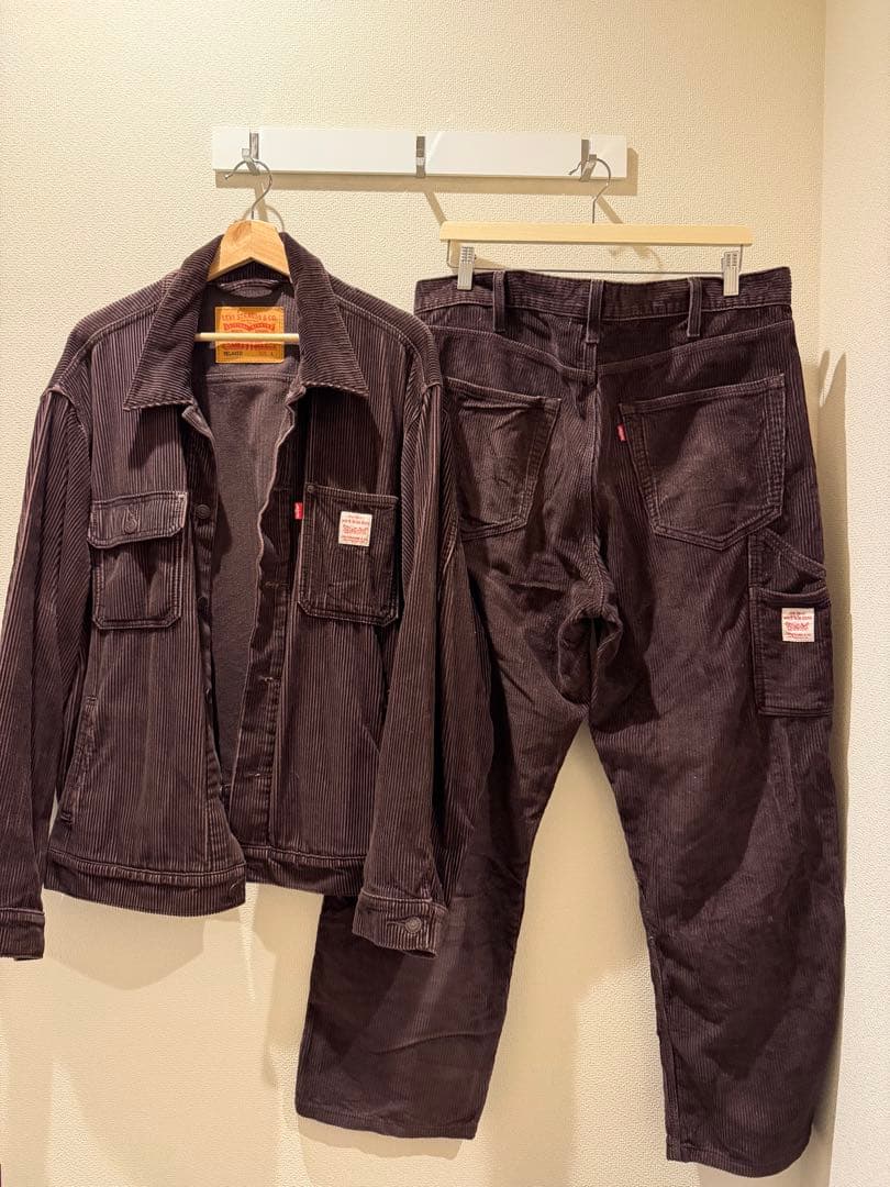 Levi's WORKWEAR コーデュロイジャケット＆パンツ　セットアップ