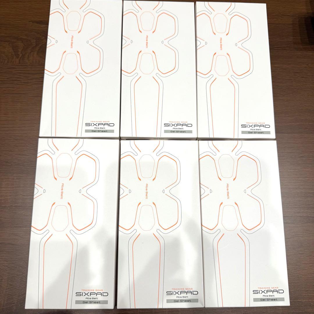 【新品•未使用】SIXPAD Abs Belt Gel Sheet 6枚入　6箱